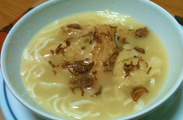 Chicken Scallop Wanton Noodle Soup