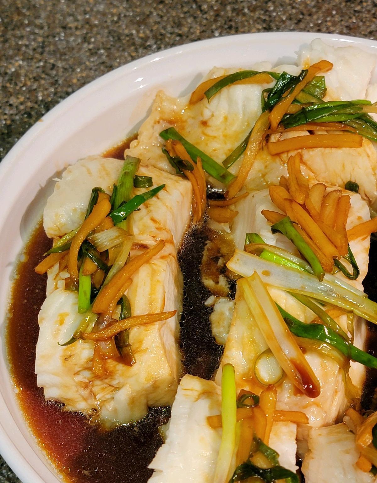 Steamed Halibut Seabass