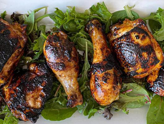 Saffron Lemon Chicken w/Persian Rice