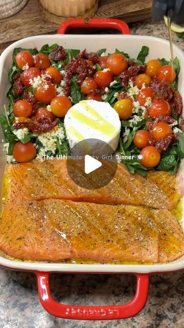 Creamy Boursin Salmon Pasta Bake