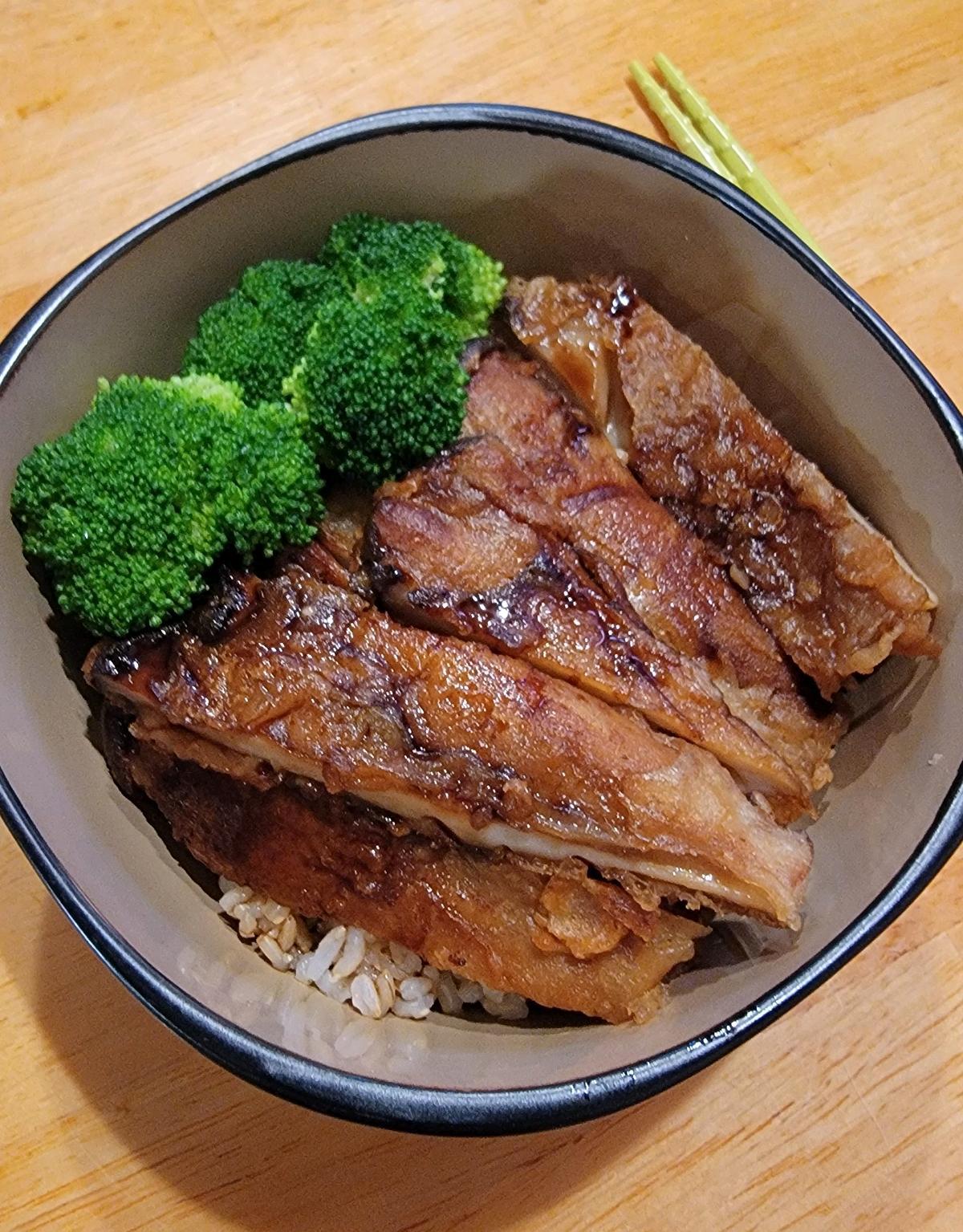 Vegan Teriyaki "Chicken" Rice Bowl