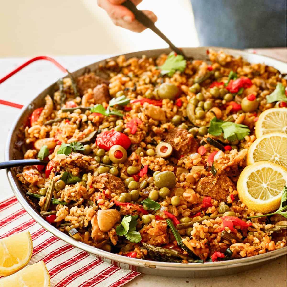 Spanish Vegetable Paella