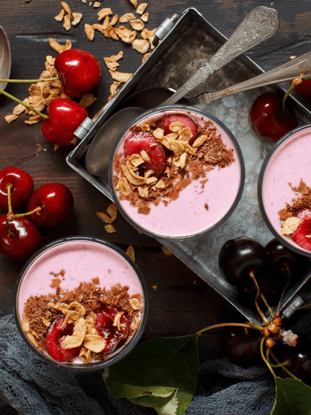 Post-Workout Recovery Tart Cherry Smoothie Bowl