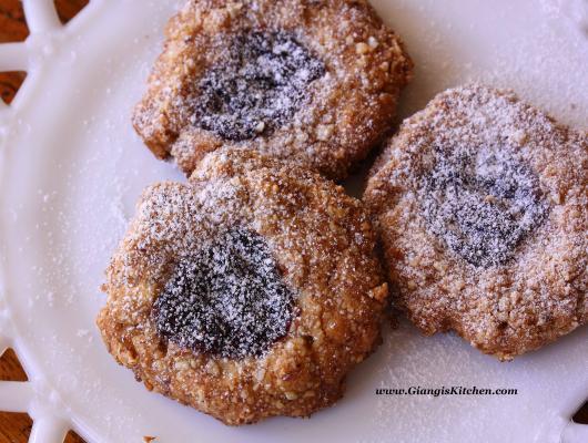 Oatmeal Forest Berries Thumbprint Cookies