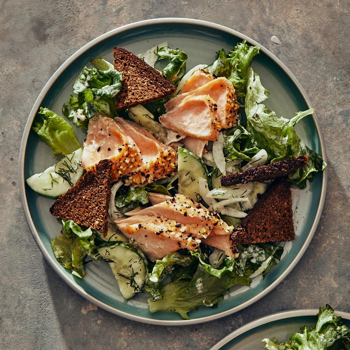 Salmon Smørrebrød Salad