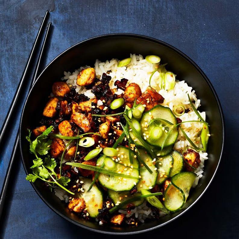 Sticky Tofu Bowl