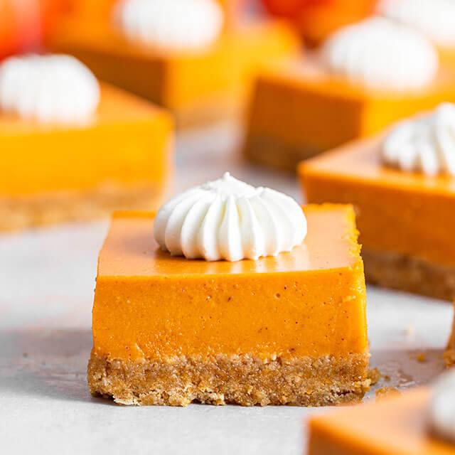 No-Bake Pumpkin Pie Bars